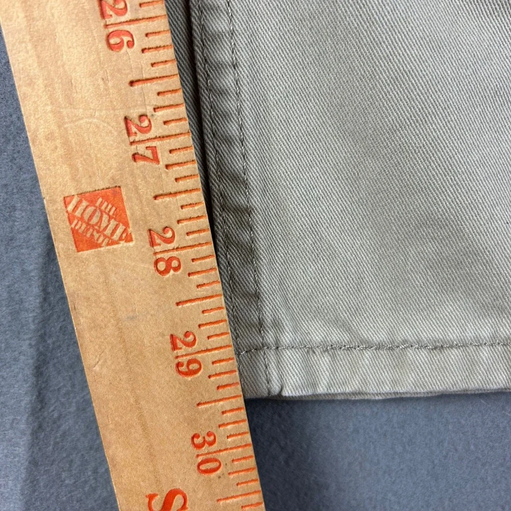 Levi's 514 Straight Fit Pants Mens 34x32 (34x30) Tan Khaki Cotton Blend Trousers